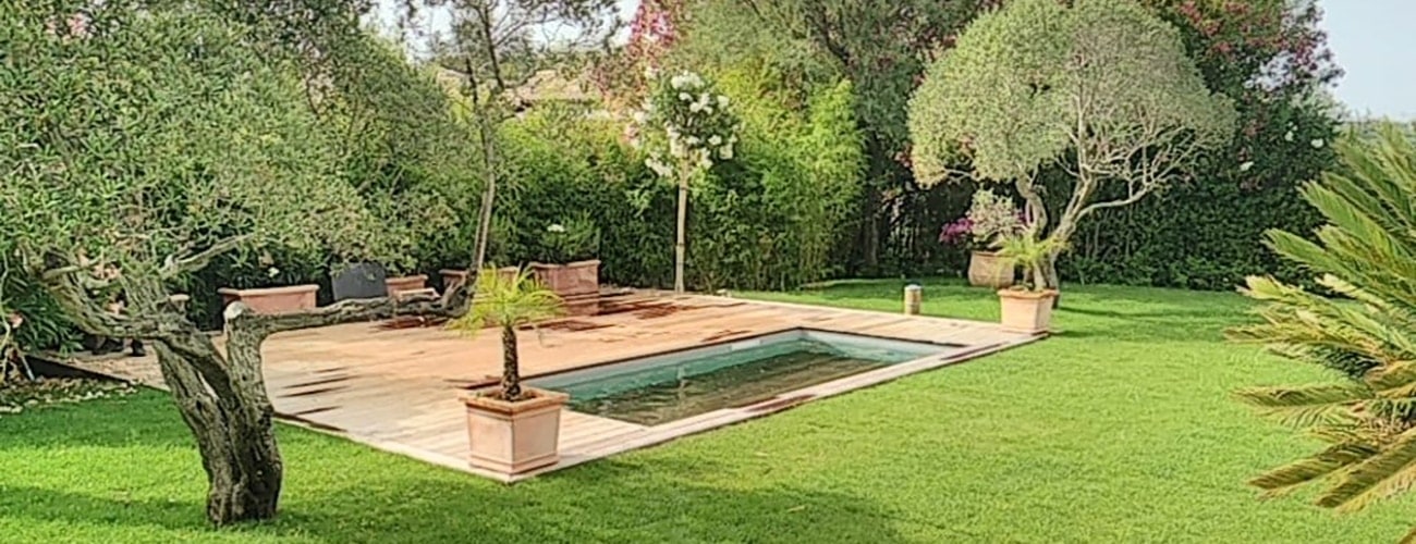 Une piscine à fond mobile à Saint Tropez